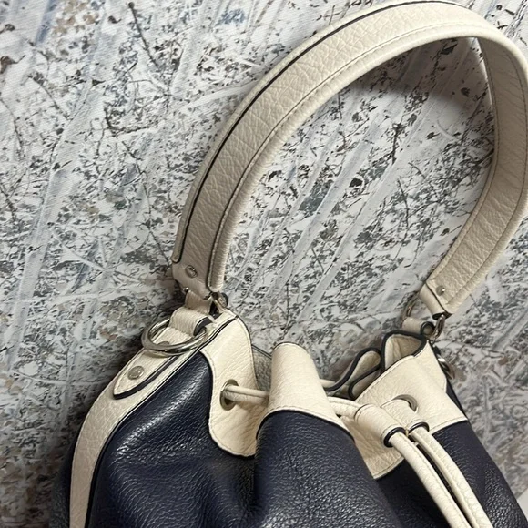 Coach Bucket Navy Blue Bag - Picture 4 of 16